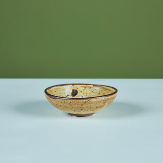 Hand Thrown Speckle Glazed Ceramic Bowl