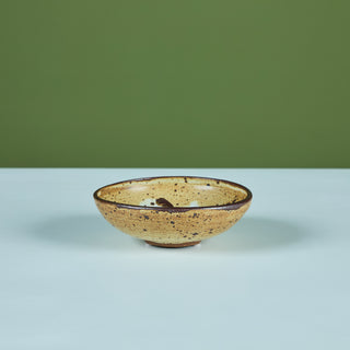 Hand Thrown Speckle Glazed Ceramic Bowl