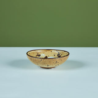 Hand Thrown Speckle Glazed Ceramic Bowl