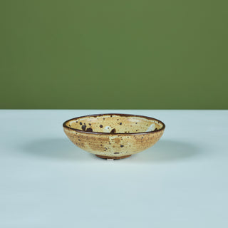 Hand Thrown Speckle Glazed Ceramic Bowl