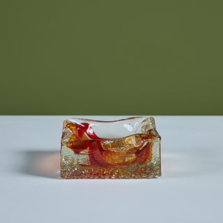 Murano Style Glass Ashtray