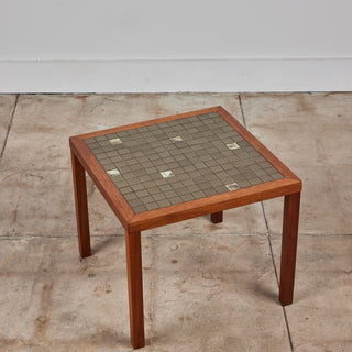 Gordon & Jane Martz Square Mosaic Tile Side Table