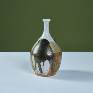 Stoneware Drip Glaze Vase