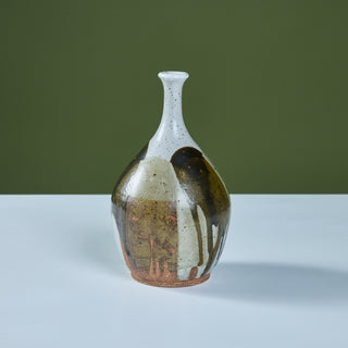 Stoneware Drip Glaze Vase