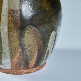 Stoneware Drip Glaze Vase