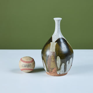 Stoneware Drip Glaze Vase