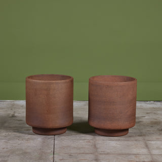 Architectural Pottery Stoneware Cylindrical Planter