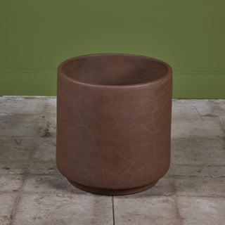 Architectural Pottery Stoneware Cylindrical Planter