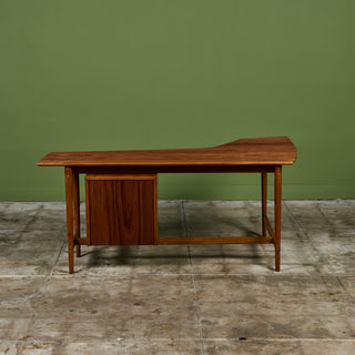 Studio Craft Teak Desk by Richard Artschwager