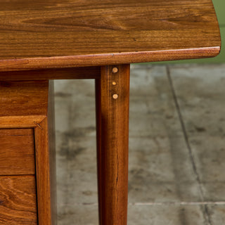 Studio Craft Teak Desk by Richard Artschwager