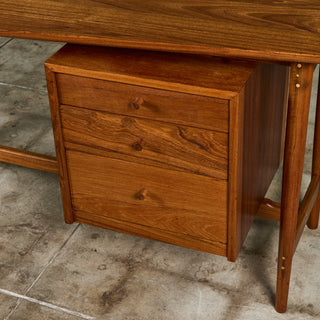 Studio Craft Teak Desk by Richard Artschwager