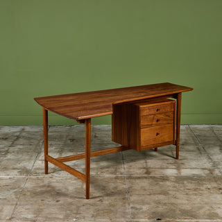 Studio Craft Teak Desk by Richard Artschwager