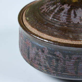 Studio Pottery Bowl with Lid