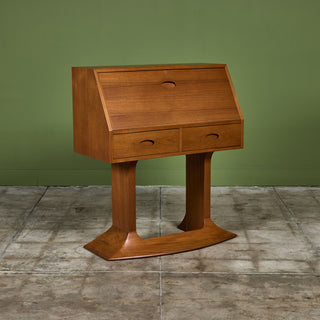 Studio Craft Teak Secretary Desk