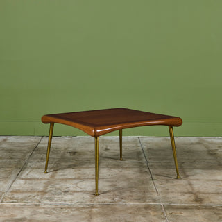 T.H. Robsjohn Gibbings Square Coffee Table for Widdicomb