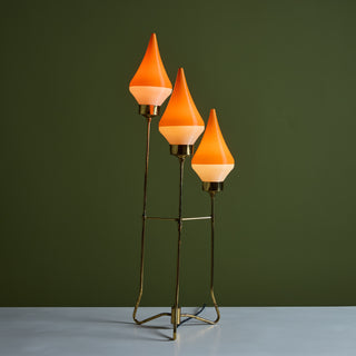 Three Globe Table Lamp by Yasha Heifetz for Heifetz Rotaflex