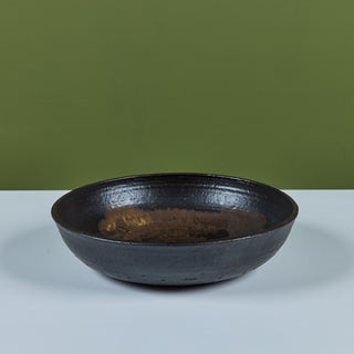 Large Ceramic Glazed Bowl by Toshiko Takaezu