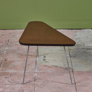 Joseph Carreiro Triangular Tripod Side Table for Pine and Barker