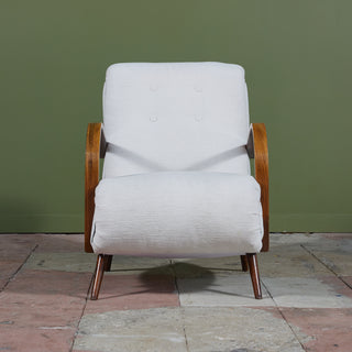 Italian Lounge Chair Attributed to Paolo Buffa