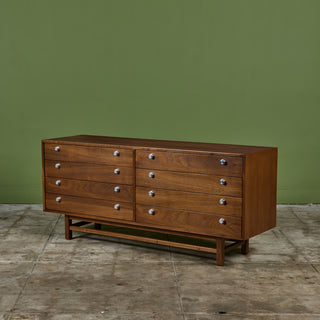 Walnut Eight Drawer Dresser