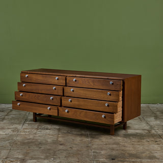 Walnut Eight Drawer Dresser