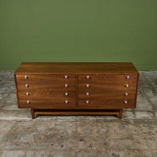 Walnut Eight Drawer Dresser