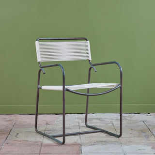 Walter Lamb for Brown Jordan Bronze Patio Dining Armchair