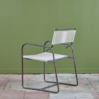 Walter Lamb for Brown Jordan Bronze Patio Dining Armchair