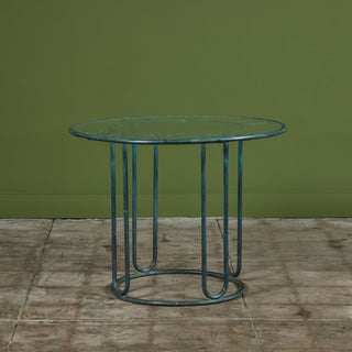 Walter Lamb for Brown Jordan Bronze Patio Cafe Dining Table