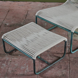 Bronze Patio Sleigh Chair & Ottoman by Walter Lamb for Brown Jordan