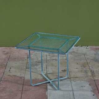 Walter Lamb for Brown Jordan Bronze Patio Square Side Table