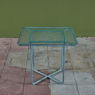 Walter Lamb for Brown Jordan Bronze Patio Square Side Table