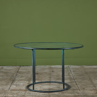 Walter Lamb for Brown Jordan Bronze Patio Occasional Table