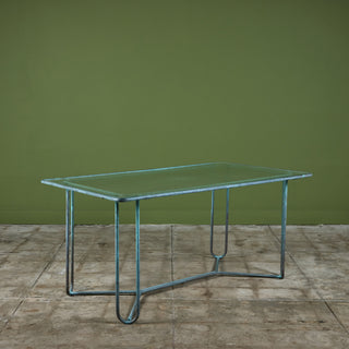 Walter Lamb for Brown Jordan Bronze Patio Dining Table