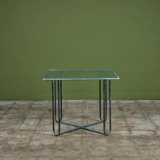 Bronze Patio Square Dining Table by Walter Lamb for Brown Jordan