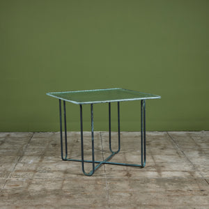 Bronze Patio Square Dining Table by Walter Lamb for Brown Jordan