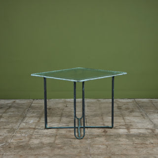 Bronze Patio Square Dining Table by Walter Lamb for Brown Jordan