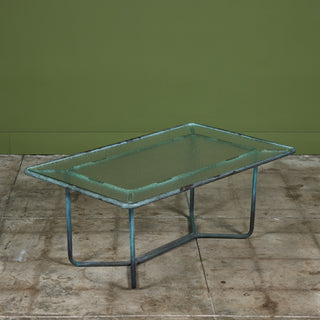 Walter Lamb for Brown Jordan Bronze Patio Coffee Table