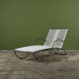 Walter Lamb for Brown Jordan Bronze Patio Chaise Lounge