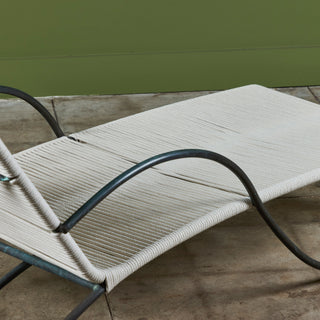 Walter Lamb for Brown Jordan Bronze Patio Chaise Lounge