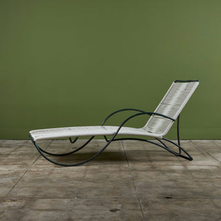 Walter Lamb for Brown Jordan Bronze Patio Chaise Lounge