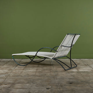 Walter Lamb for Brown Jordan Bronze Patio Chaise Lounge