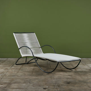 Walter Lamb for Brown Jordan Bronze Patio Chaise Lounge