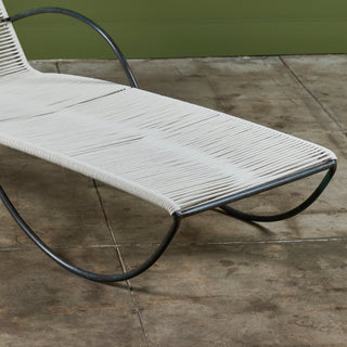 Walter Lamb for Brown Jordan Bronze Patio Chaise Lounge