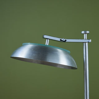 Kurt Versen Aluminum Flip-Top Floor Lamp