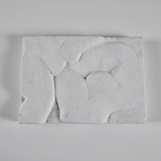 Textural White Stone Slab