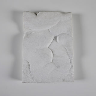 Textural White Stone Slab