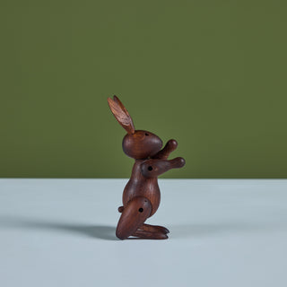 Kay Bojesen Wooden Rabbit Figurine