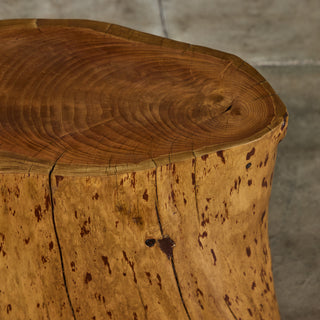 Cypress Wood Stump Side Table or Stool