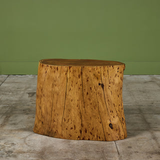 Cypress Wood Stump Side Table or Stool